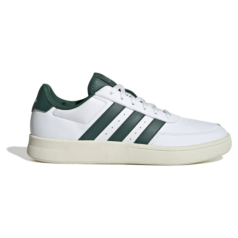 adidas Men's Breaknet 2.0 Shoes, FTWR White/Collegiate Green/Silver Green, 5 UK
