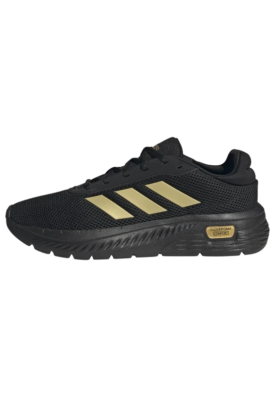 adidas Women's Cloudfoam Comfy Shoes, core Black/Gold met./core Black, 7 UK