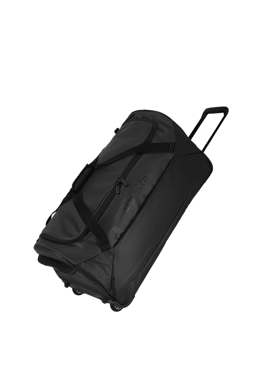Travelite Trolley Travel Bag with Wheels made of Water-Repellent Material, BASICS Soft Luggage Rolling Bag with Large Main Compartment, 71 cm, 97 liters