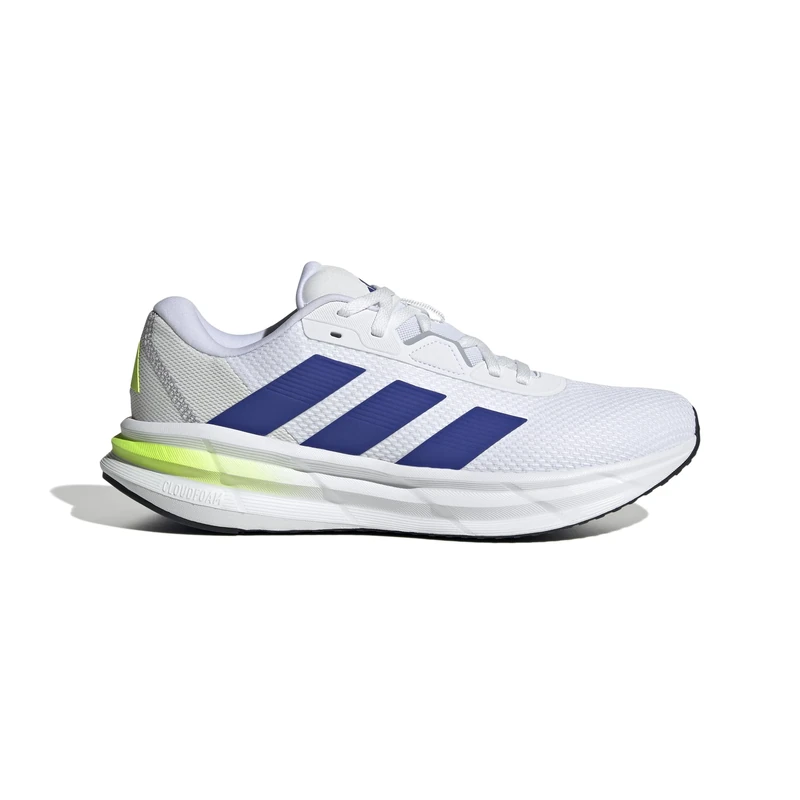 adidas Men's Galaxy 7 Running Shoes, FTWR White/Lucid Blue/Lucid Lemon, 10.5 UK
