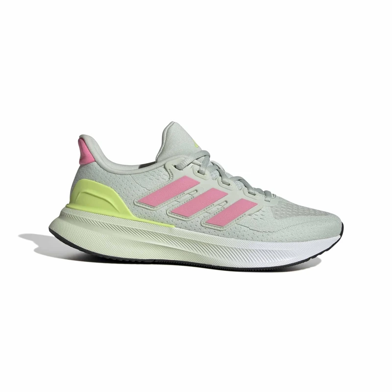 adidas Women's Ultrarun 5 Running Shoes, Linen Green/Bliss Pink/Linen Green, 4 UK
