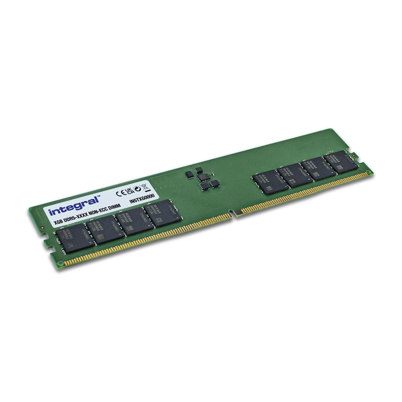 Integral 8GB DDR5 RAM 5600MHz DIMM PC Desktop Computer Memory Module Green