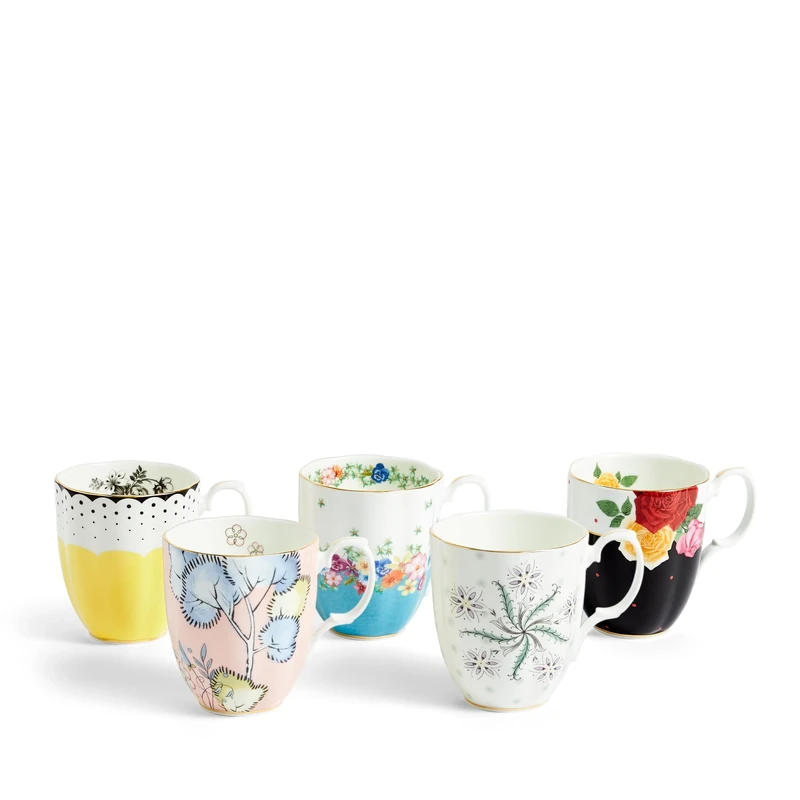 Royal Albert 100 Years Mug 400ml 13.5oz 1920-1960, Set of 5