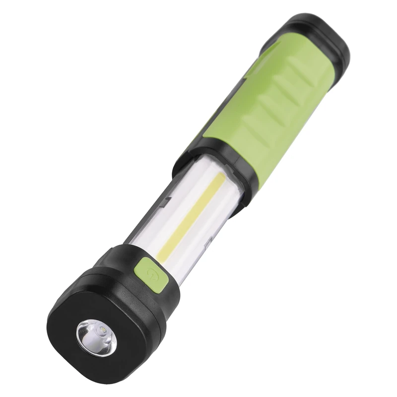 EMOS Extendable LED Work Light, Rechargeable Battery Inspection Light with 3 Light Modes, Waterproof Workshop Lamp with 2000 mAh Battery Including USB-C Charging Cable, Light Duration 16 Hours,