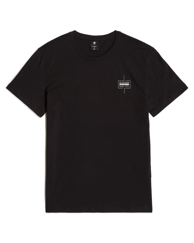 G-STAR Chest Logo T-Shirt Short Sleeve, Black (Dk Black D25711-c627-6484), M
