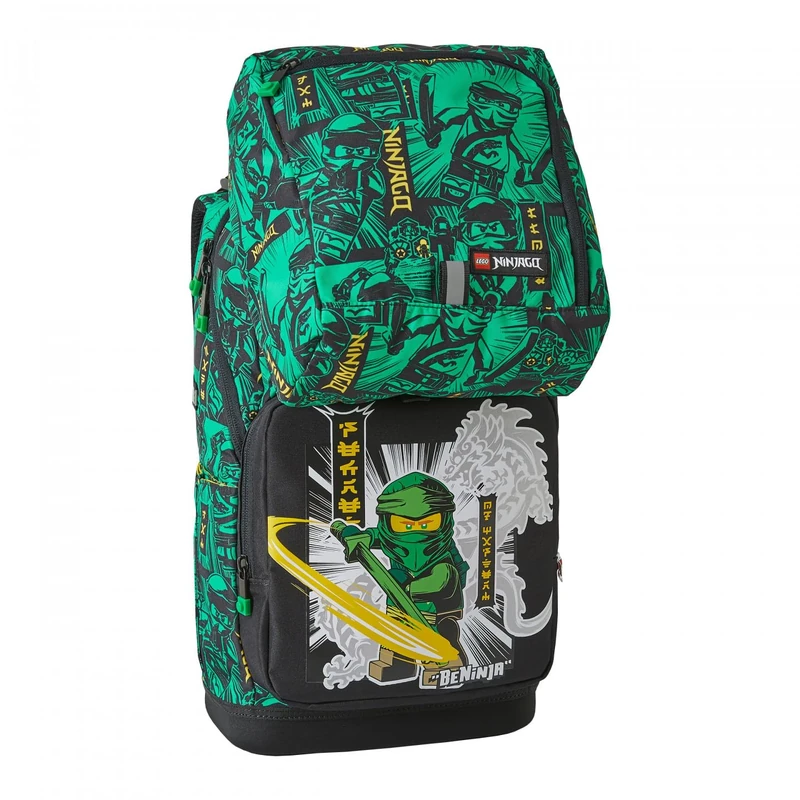 Lego - Optimo Starter School Bag - Ninjago Green (20238-2301) - Image 1