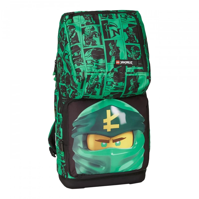 Lego - Optimo Plus School Bag - Ninjago Green (20213-2201) - Image 1
