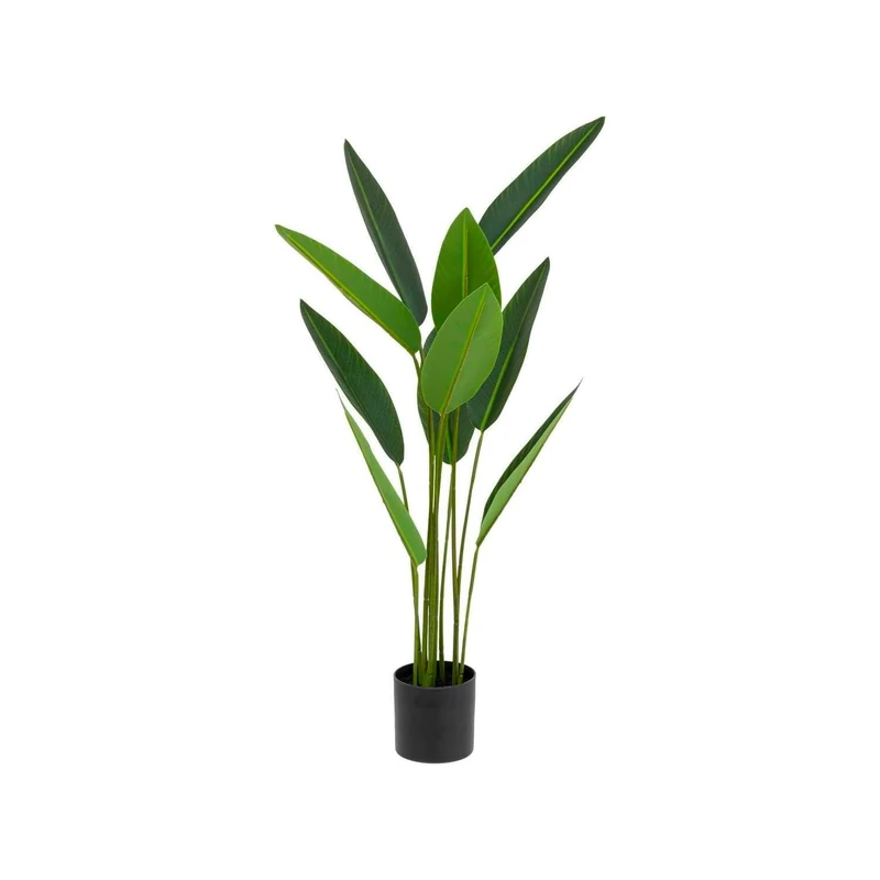 Avilia Artificial Plant, Polyethylene Polypropylene (PP), Black and Green, 97 cm