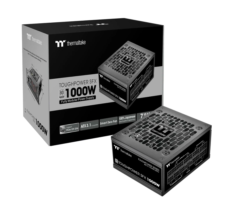 Thermaltake Toughpower SFX 750W, ATX 3.0, PCIe 5.0, 80 plus GOLD, Full Modular, UK Specifications