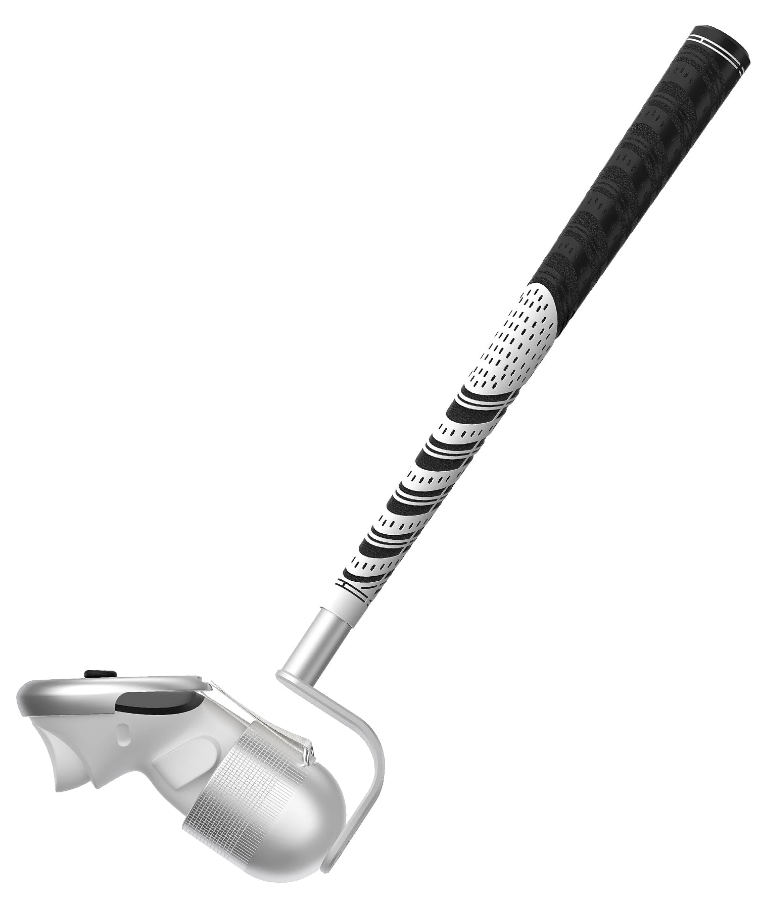 BRICOK VR Golf Club Compatible with Meta Quest 3/Meta Quest 3S, 90 Degree Unblock Signal Aluminum Attachment with 1:1 Molded Controller Cup, Right