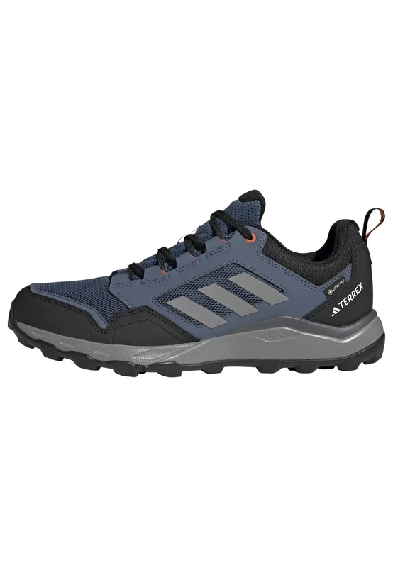 adidas Men's Terrex Tracerocker 2 Gore-TEX Trail Running Shoes, Wonder Steel/Grey Three/Semi Impact Orange, 5.5 UK