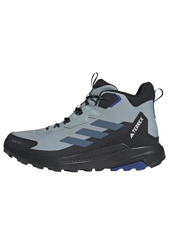 adidas Men's Terrex Anylander Mid RAIN.RDY Hiking Shoes, Magic Grey/Wonder Steel/semi Lucid Blue, 5.5 UK
