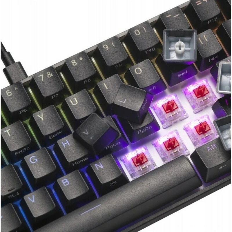 Mad Catz Mechanical keyboard KS63NMUSBL000-0 Black Multicolor Monochrome