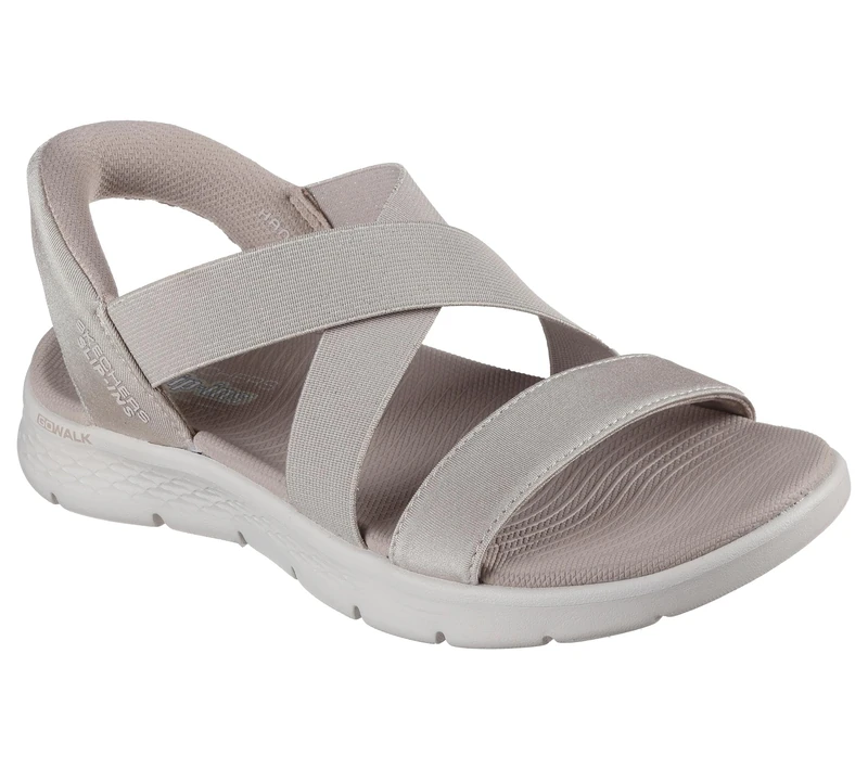 Skechers Slip-ins: GO Walk Flex Sandal - Glimmer Taupe