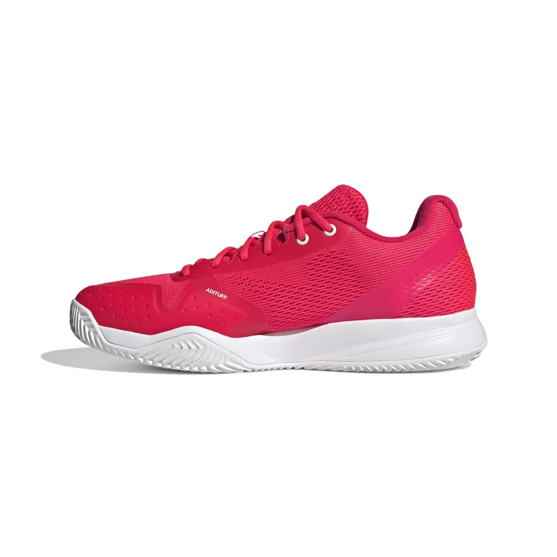 adidas Men's Courtflash Speed 2 Mens Tennis Shoes, Lucid red/Zero met./FTWR White, 10.5 UK