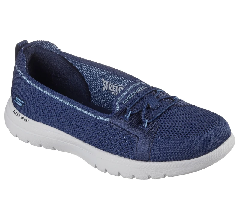 Skechers Women's On-The-go Flex-Logan Loafer Flat, Navy, 3 UK