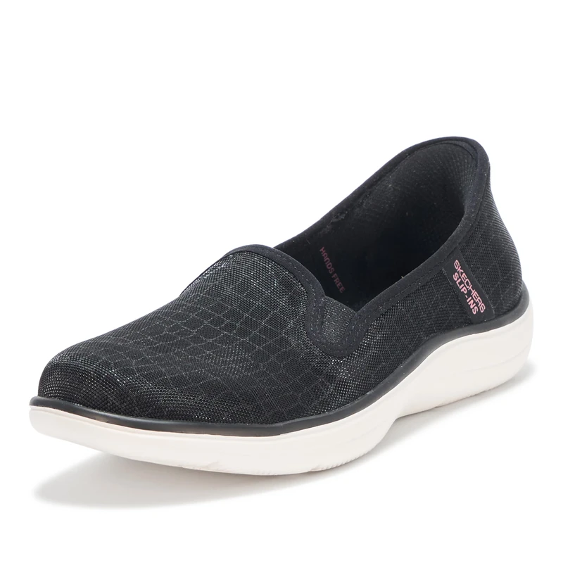 Skechers Women's On-The-go Flex-Radiant Snake Print Skimmer Hands Free Slip-ins Loafer Flat, Black Rose Gold, 6.5 UK - Image 1