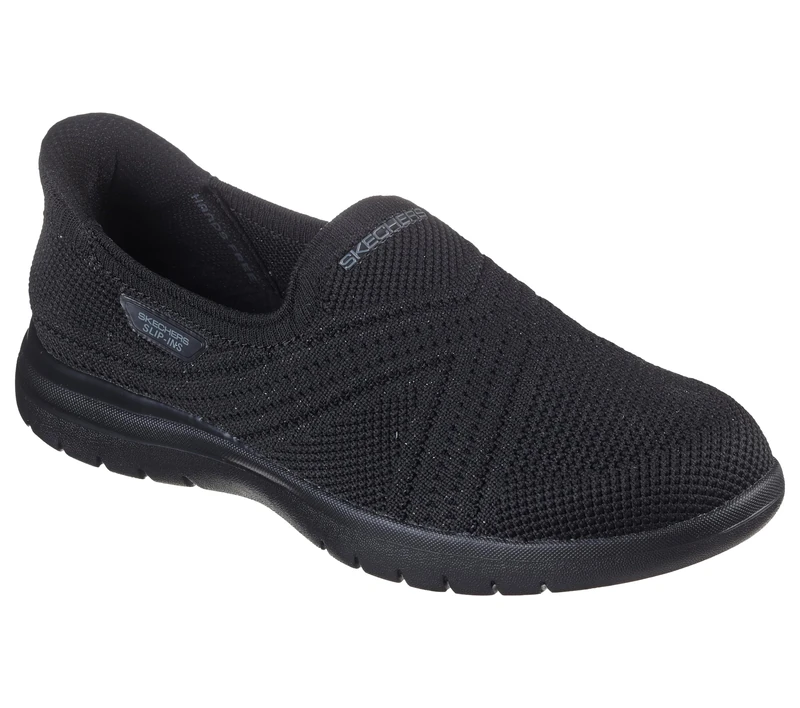 Skechers Women's ON-The-GO Flex Excellency Slip-On, Black, 6