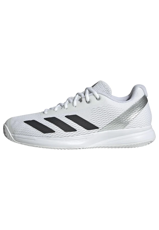 adidas Men's Courtflash Speed 2 Mens Tennis Shoes, Cloud White/Cloud White/Core Black, 6 UK