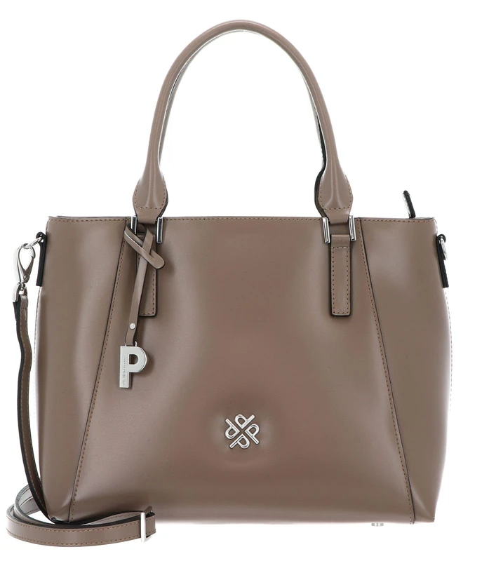 Picard Black Tie Shopper - Soft Cowhide Leather Tote Bag