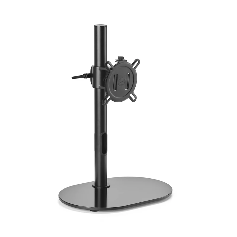 One for All Universal Single Monitor Stand for 13-32" - VESA 75/100mm - Height Adjustment - Tilt (90°), Swivel (90°) and Rotate (360°) - Max Weight - 10kg - Black (DM2170)