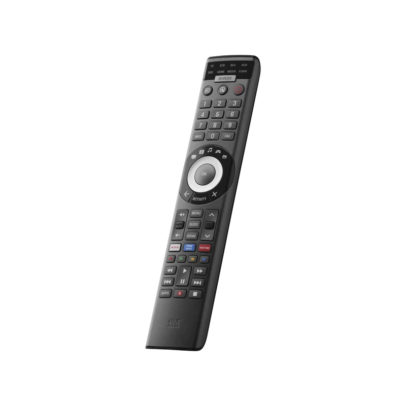 One For All Smart Control Pro 8 Universal Remote Control – Works with TV, Set Top Box, Blu-ray, Audio, and Streaming Devices (Model URC7981)