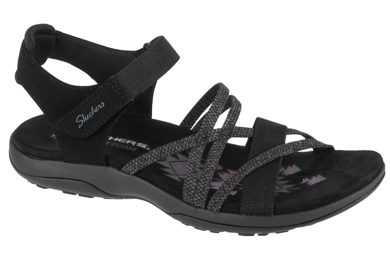 Skechers Women Sandals, Black, 8 UK