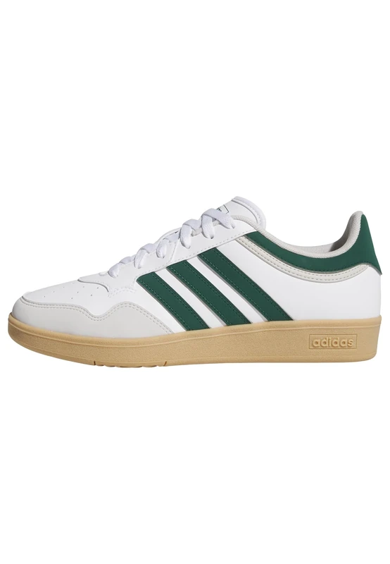 adidas Unisex Hoops 4.0 Shoes, FTWR White/Collegiate Green/Gum 3, 9 UK