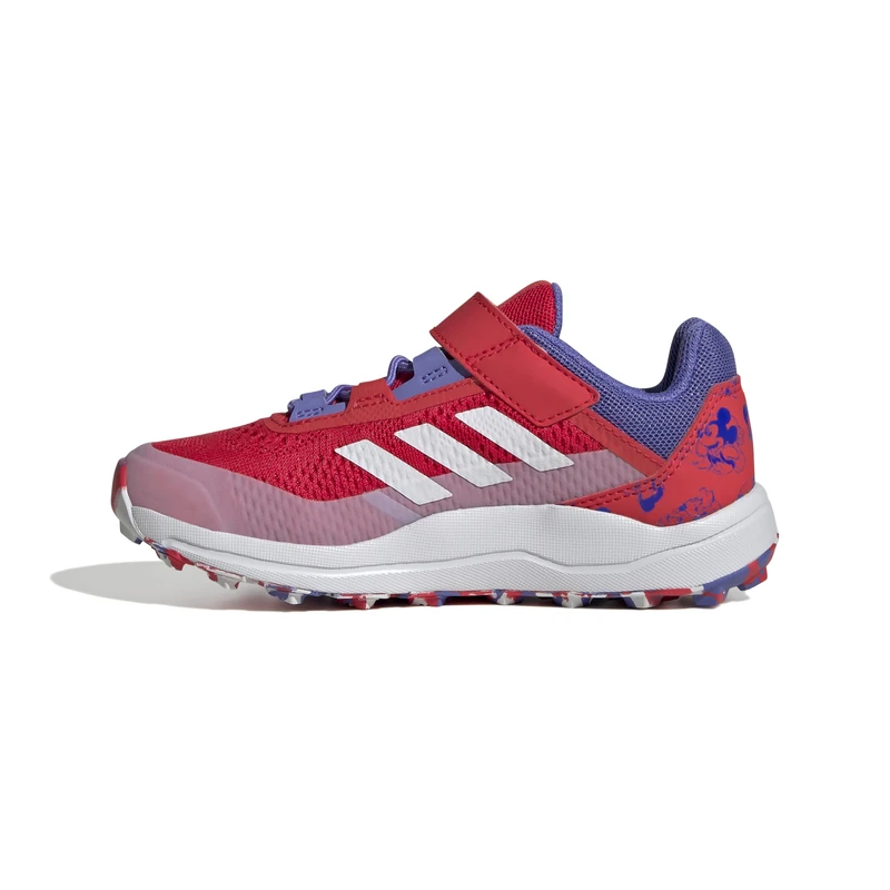 adidas Disney Terrex Agravic Flow Trail Running Shoes, Pure Ruby/Dash Grey/Yellow, 4 UK Child