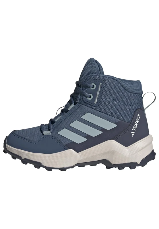 adidas Unisex Kids Terrex AX4R MID Hiking Shoes, Wonder Steel/Magic Grey/Shadow Navy, 10.5 UK Child