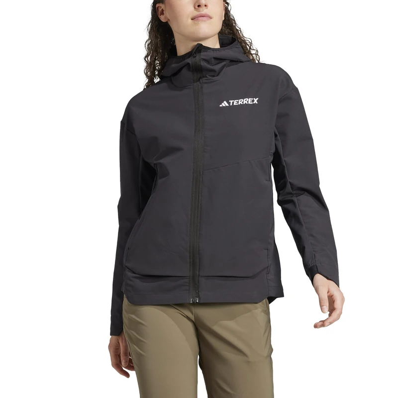 adidas Women's Terrex Multi Soft shell Jacket, Black, L