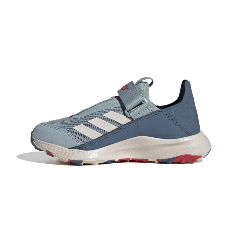 adidas Unisex Kids Terrex Voyager 21 Slip-On Travel Shoes, Magic Grey/Putty Mauve/Pure Ruby, 13.5 UK Child