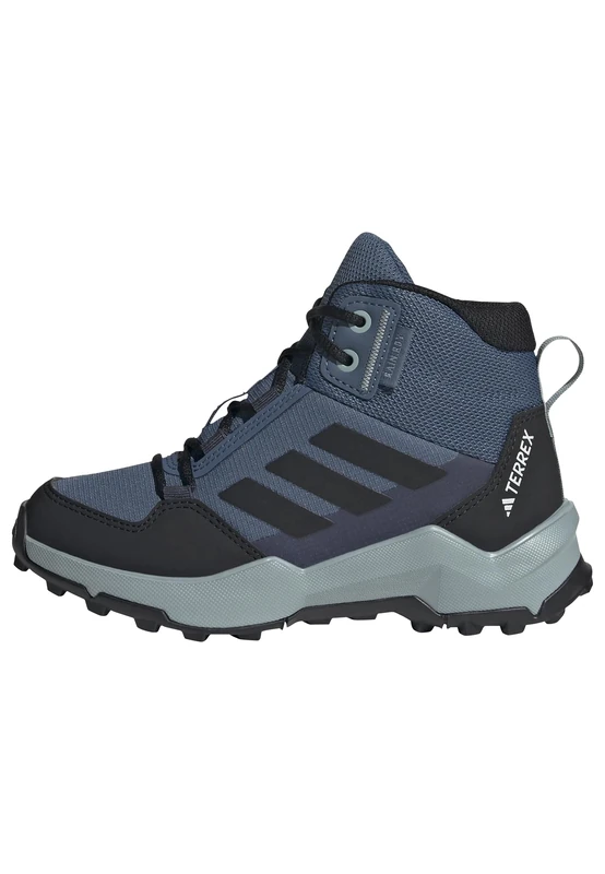 adidas Unisex Kids Terrex AX4R MID RAIN.RDY Hiking Shoes, Wonder Steel/core Black/Magic Grey, 12 UK Child
