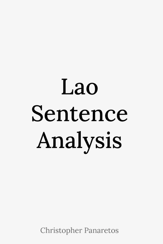 Lao Sentence Analysis (Languages)