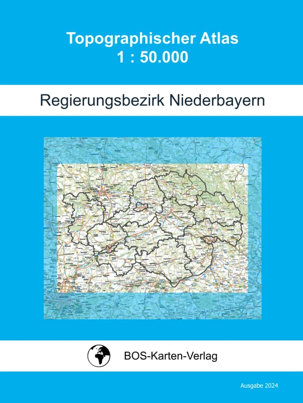 Topographischer Atlas · Regierungsbezirk Niederbayern · 1: 50.000 - Image 1