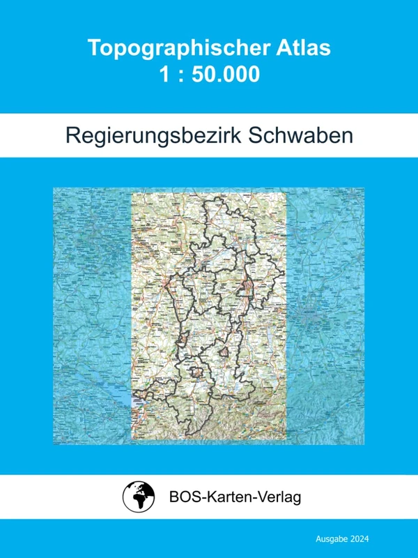 Topographischer Atlas · Regierungsbezirk Schwaben · 1: 50.000 - Image 1
