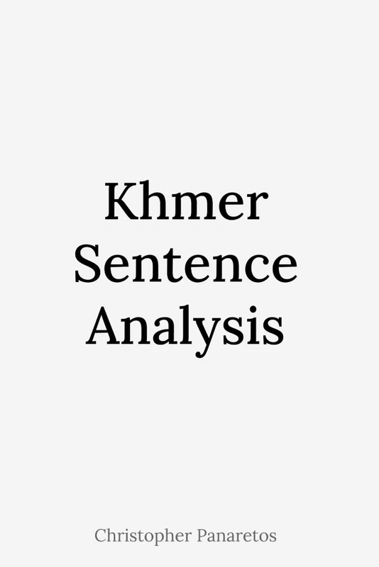 Khmer Sentence Analysis (Languages)