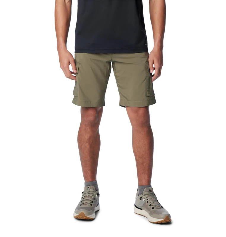 Columbia Men's Silver Ridge Utility Cargo Short, Cargo Hiking Shorts, Stone Green, W44/L10 - Image 1