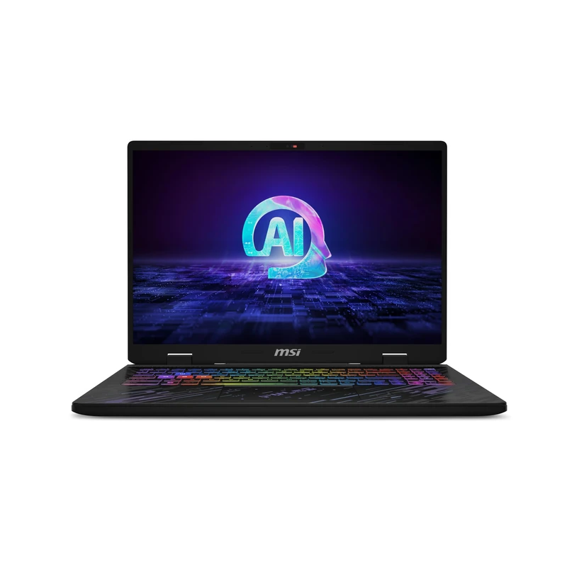 MSI Pulse 16 AI C1VFKG-006XFR Intel Core Ultra 7 155H Ordinateur portable 40,6 cm (16") Quad HD+ 16 Go DDR5-SDRAM 1 To SSD NVIDIA GeForce RTX 4060 Wi-Fi 6E (802.11ax) DOS gratuit Noir