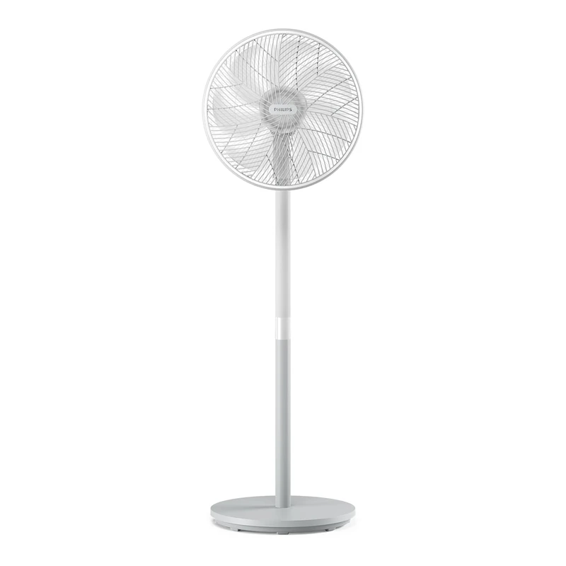 Philips Pedestal Fan Series 2000. Powerful & Ultra-Quiet with SilentWings Technology. 19 dB. 2-in-1 Table & Standing Fan. Adjustable Tilt & Oscillation. 12h timer. White. (CX2550/00)