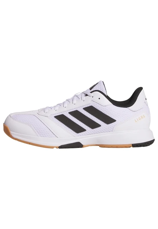 adidas Men's Ligra 8 Mens Indoor Shoes, Cloud White/Core Black/Cloud White, 14 UK