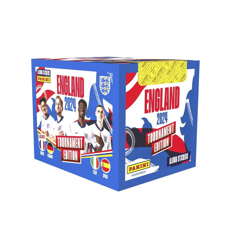 England 2024 Tournament Edition Official Sticker Collection - x50 Packs