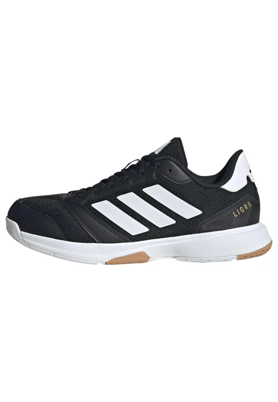 adidas Men's Ligra 8 Mens Indoor Shoes, Core Black/Cloud White/Cloud White, 12.5 UK