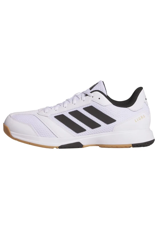 adidas Men's Ligra 8 Mens Indoor Shoes, Cloud White/Core Black/Cloud White, 7 UK