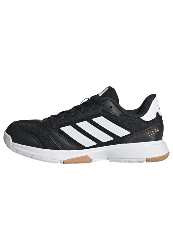 adidas Women's Ligra 8 Womens Indoor Shoes, Core Black/Cloud White/Cloud White, 7.5 UK