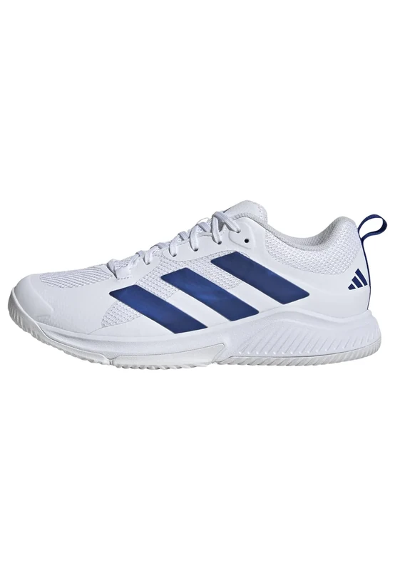 adidas Men's Court Team Bounce 2.0 Shoes, FTWR White/Team Royal Blue/FTWR White, 4.5 UK