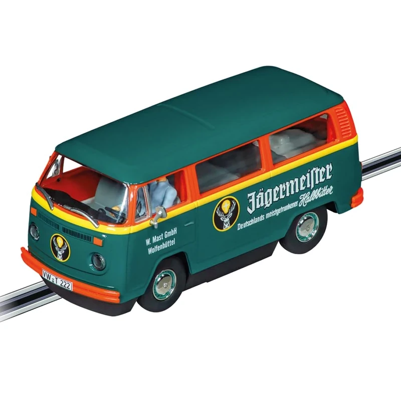 Carrera Evolution 20027795 VW Bus T2b Jägermeister 1:32 Scale Slot Car With Working Front & Rear Lights Suitable For Ages 8 Years+