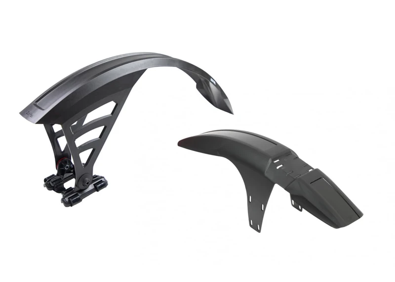 ZEFAL Bundle Pack - Deflector FM30 Front & Deflector RS75 Rear Mudguard - Mountain Bike Fendor Set - Suitable for 29" & 27.5" Wheels, Black