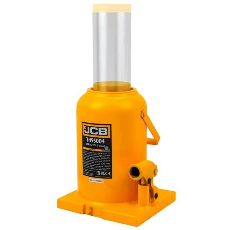 JCB 20 Tonne Automotive Hydraulic Bottle Jack, 450mm Maximum Lift - Compact Design - Easily Transported - Robust Steel plate design - 3 year Warranty