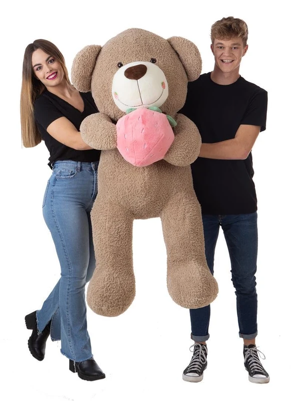 LLOPIS BEAR FRESI 140 CM 3 COL.- WHITE, BROWN, PINK - Image 1